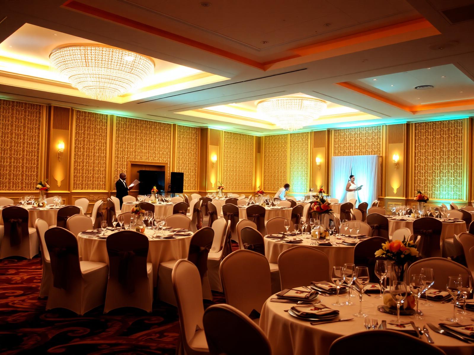 Elegant event reception hall